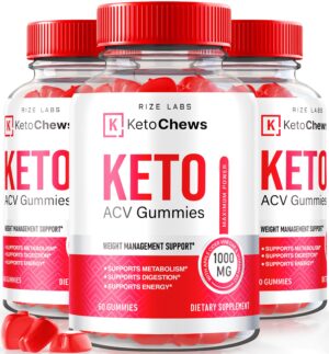 rize labs Gomitas Keto Chews ACV para pérdida de peso