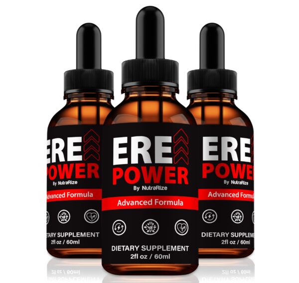 NutraRize ErePower Gotas pack de 3 para fitness y energía