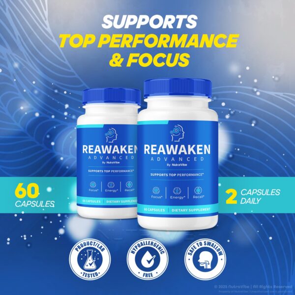 Reawaken Capsules back label