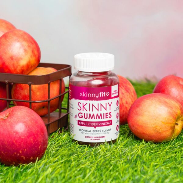 Paquete lateral gomitas vinagre de manzana SkinnyFit