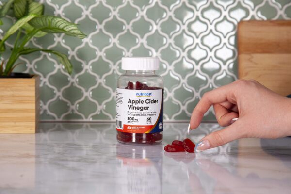 Nutricost gomitas vinagre sidra manzana 60 unidades