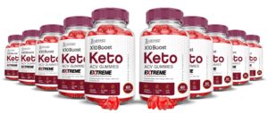 X10 Boost Keto ACV Gummies caja frente