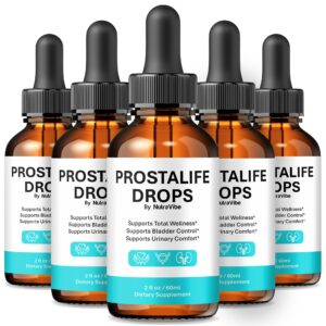 Version 1.0.0 Frasco de gotas ProstaLife para salud prostática y vitalidad masculina