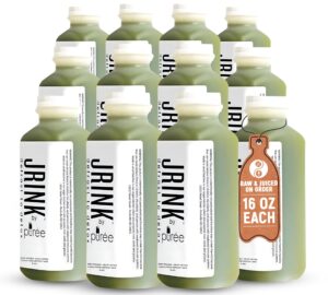 Version 1.0.0 Botellas de jugo orgánico de apio JRINK paquete de 12