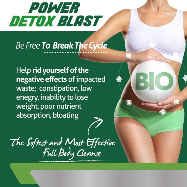 power detox blast suplemento cápsulas para metabolismo digestión