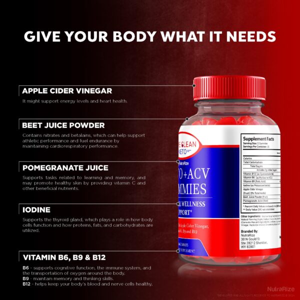 Gomitas Pure Clean Keto paquete múltiple para dieta keto