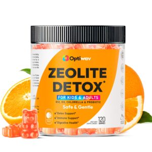Gomitas detox de zeolita Optiwav para niños y adultos