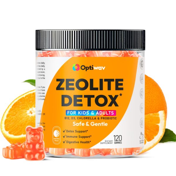 Version 1.0.0 Gomitas detox de zeolita Optiwav para niños y adultos