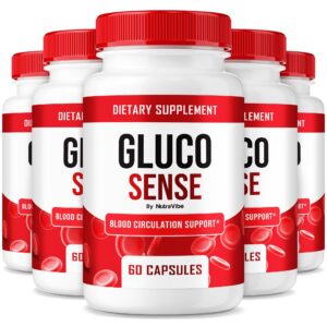 Caja múltiple de cápsulas GlucoSense para circulación y equilibrio