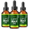 Paquete de 3 gotas Lipo Max Pro fórmula keto natural