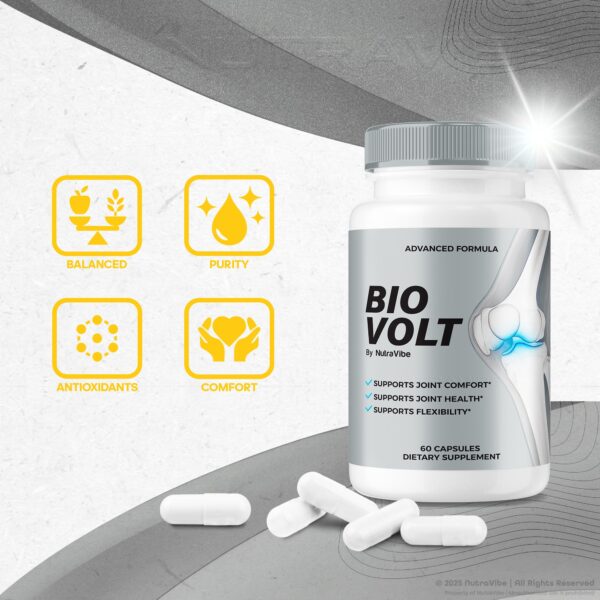 Cápsula Biovolt para soporte articular y flexibilidad diaria