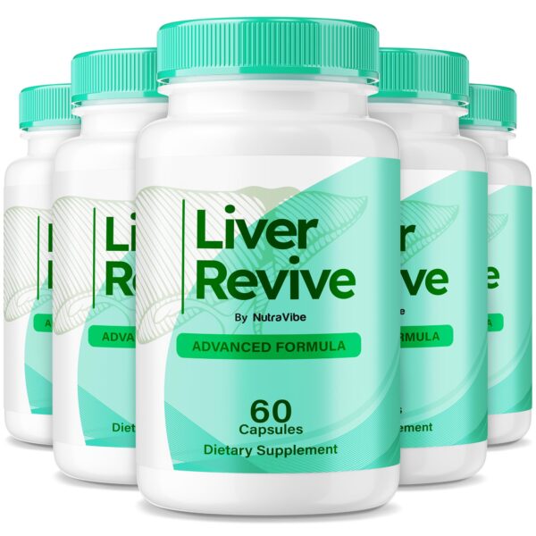 Paquete de 5 cápsulas Liver Revive para armonía interna