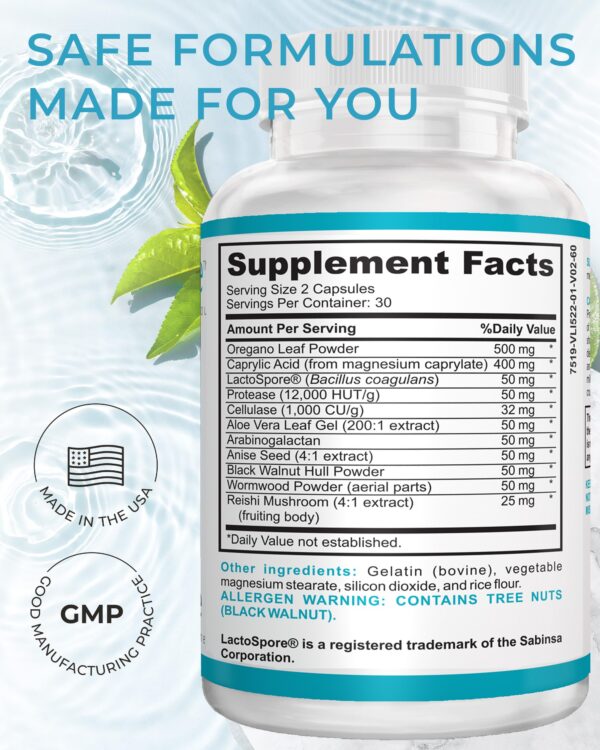 Version 1.0.0 Caja exterior de LA Cleanse Candida Detox