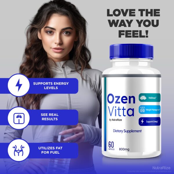 Cápsulas keto oficiales Ozen Vitta para control peso