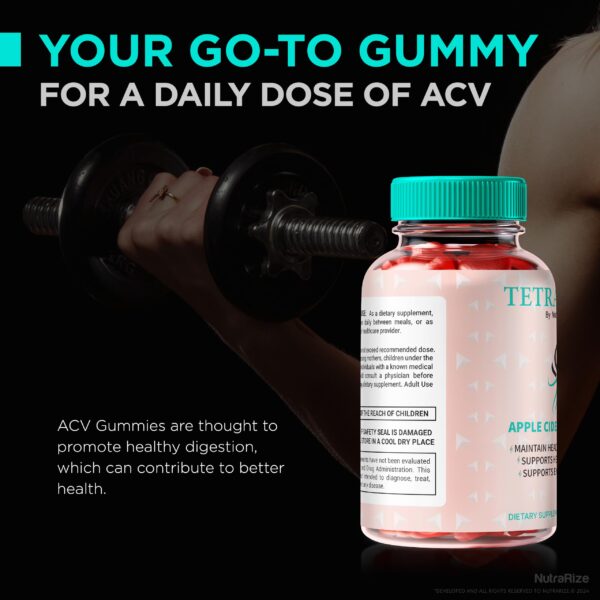 Gomitas Tetraquel ACV con vinagre de manzana natural