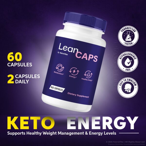 Etiqueta LeanCaps detalle