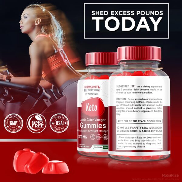Gomitas Formavita Nutrition mezcla natural ACV Keto