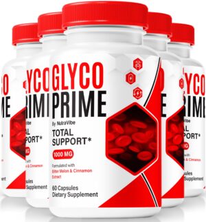 GlycoPrime cápsulas naturales NutraVibe para circulación y energía