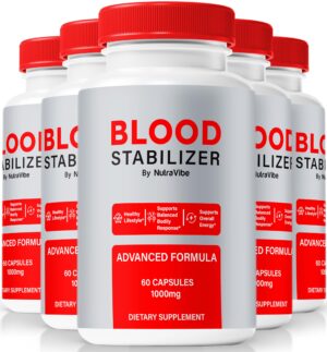Blood Stabilizer paquete 5 pastillas NutraVibe para circulación y energía