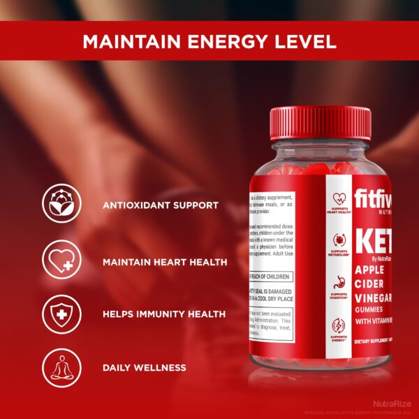 Complemento natural keto y ACV FitFive Nutricion