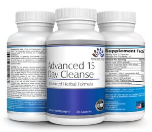 Family Health Colon Cleanse pastillas detox con probióticos