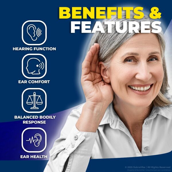 Cápsulas NutraVibe Sonidox en envase transparente