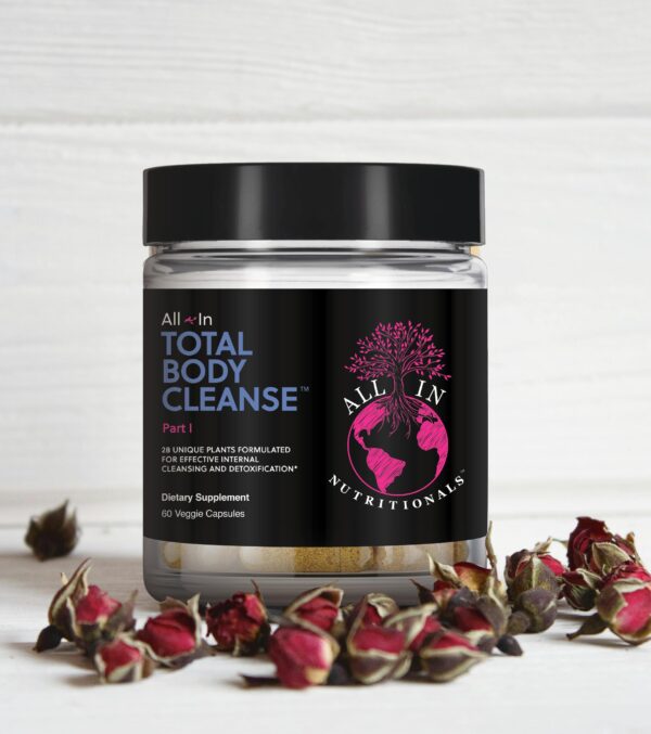 Frasco All In Total Body Cleanse para limpieza natural del cuerpo