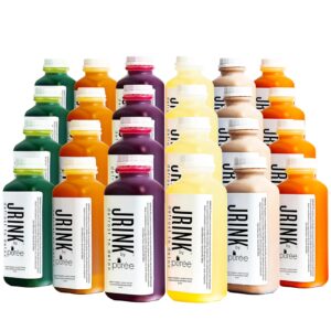 Paquete JRINK limpieza jugos intermedia 4 días 24 botellas 16 oz