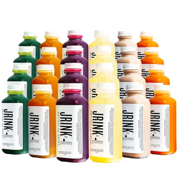 Paquete JRINK limpieza jugos intermedia 4 días 24 botellas 16 oz