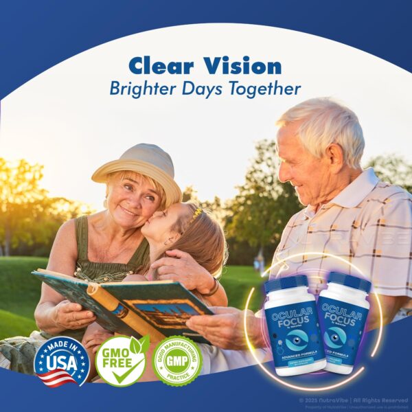 Version 1.0.0 Cápsulas fáciles de tragar Ocular Focus NutraVibe