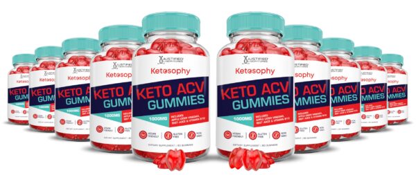 Paquete de gomitas Keto ACV Ketosophy 600 unidades