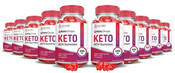 Paquete gominolas Keto Drops ACV para dieta keto y salud