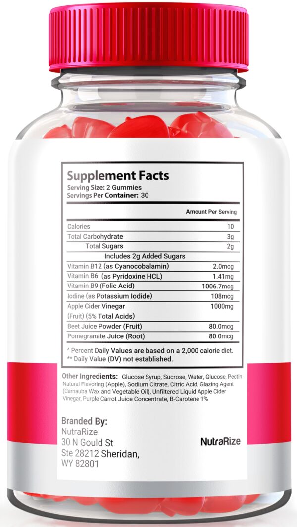 Gomas TurboTrim Keto Plus ACV 7500mg, suplemento