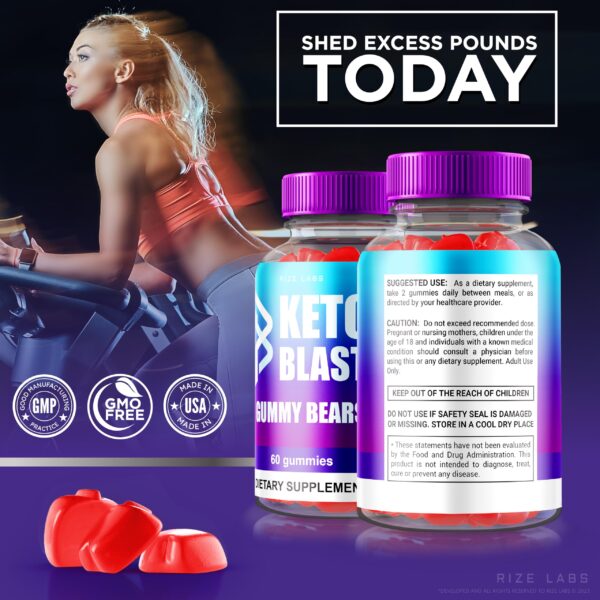 rize labs gomitas keto blast acv fórmula avanzada