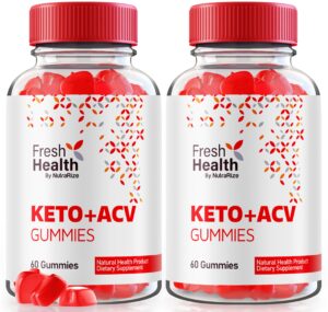 Fresh Health Keto ACV gomitas vinagre manzana 120 unidades