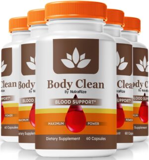 NutraRize Body Clean cápsulas paquete 5 detox natural