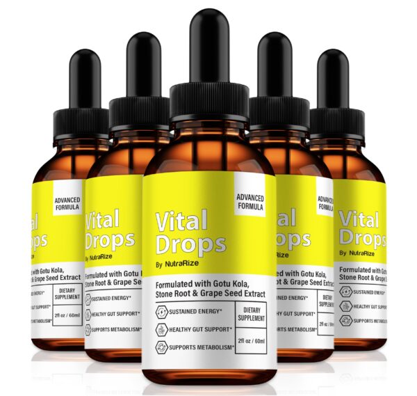 Vital Drops pack 5 gotas líquidas naturales bienestar energía