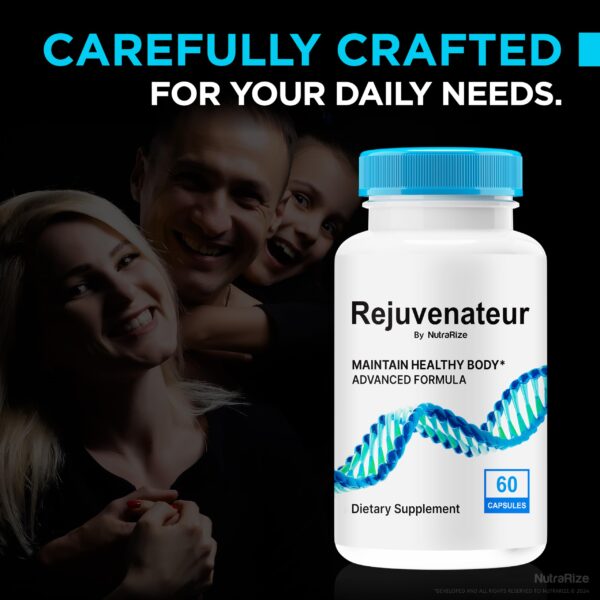 Suplemento Rejuvenateur con ingredientes limpios para salud diaria