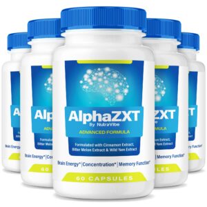 Paquete de cápsulas Alpha ZXT para memoria y enfoque