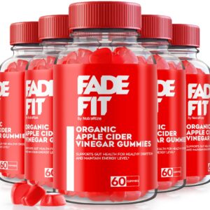 gummies fade fit vinagre sidra manzana orgánico 1000mg paquete 5