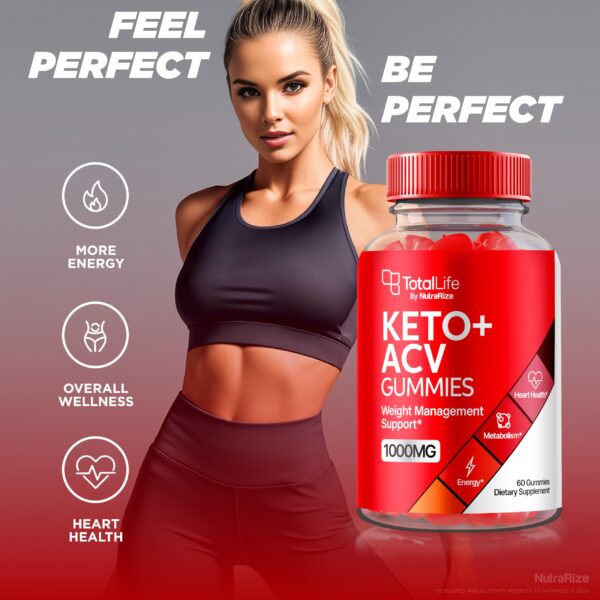 Caja de gomitas Total Life Keto ACV