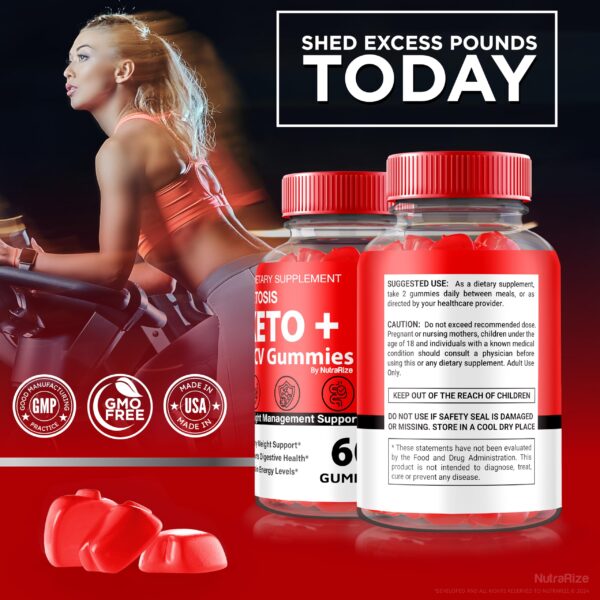 Gomitas saborizadas Ketosis Keto + ACV para control de peso saludable