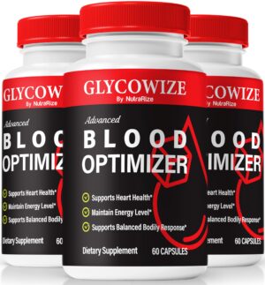 Paquete de 3 NutraRize Glycowize cápsulas para circulación saludable