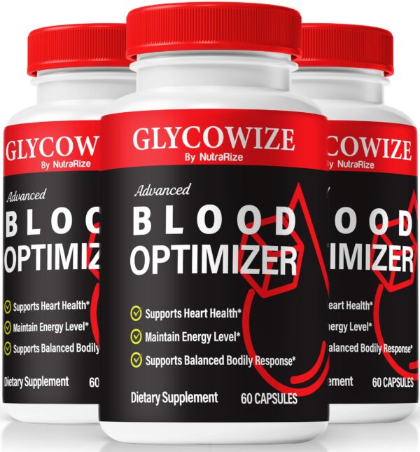 Paquete de 3 NutraRize Glycowize cápsulas para circulación saludable