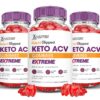 Paquete de 3 rapid ripped keto acv gummies