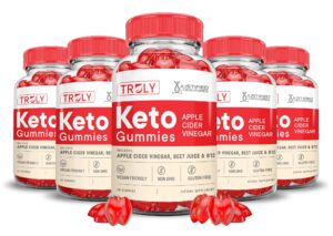 Paquete 5 gomitas Truly Keto ACV 1000mg vinagre de manzana
