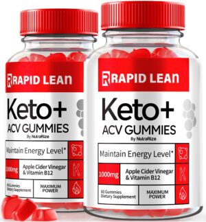 Gomitas Rapid Lean Keto ACV para perder peso y quemar grasa abdominal