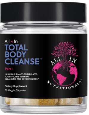 Botella All In Total Body Cleanse 60 cápsulas para limpieza corporal