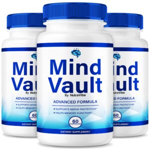 Cápsulas Mind Vault para enfoque, concentración y claridad mental