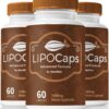 Paquete de Lipocaps fórmula keto avanzada natural 3 pack